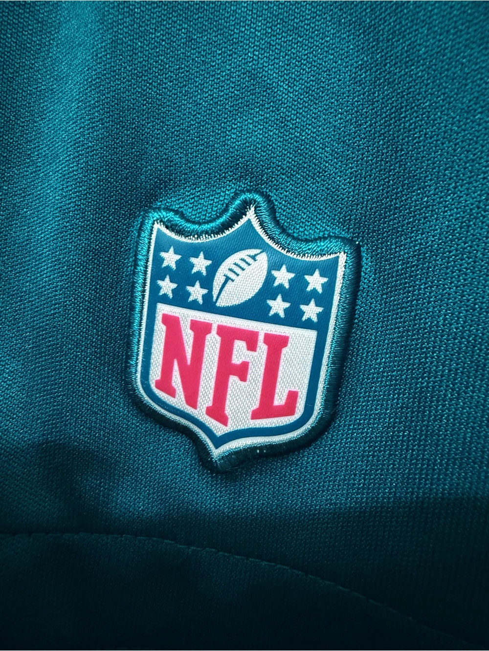 Nike Miami Dolphins Polo Shirt Size XL Aqua Orange Logo Dri-Fit NFL On Field - Picture 3 of 15